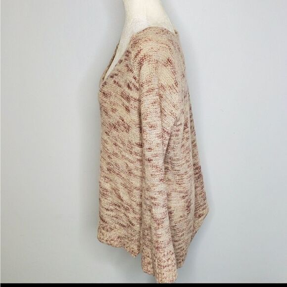 FREE PEOPLE sweater v-neck Stella softly oversized alpaca knit S - Picture 4 of 7